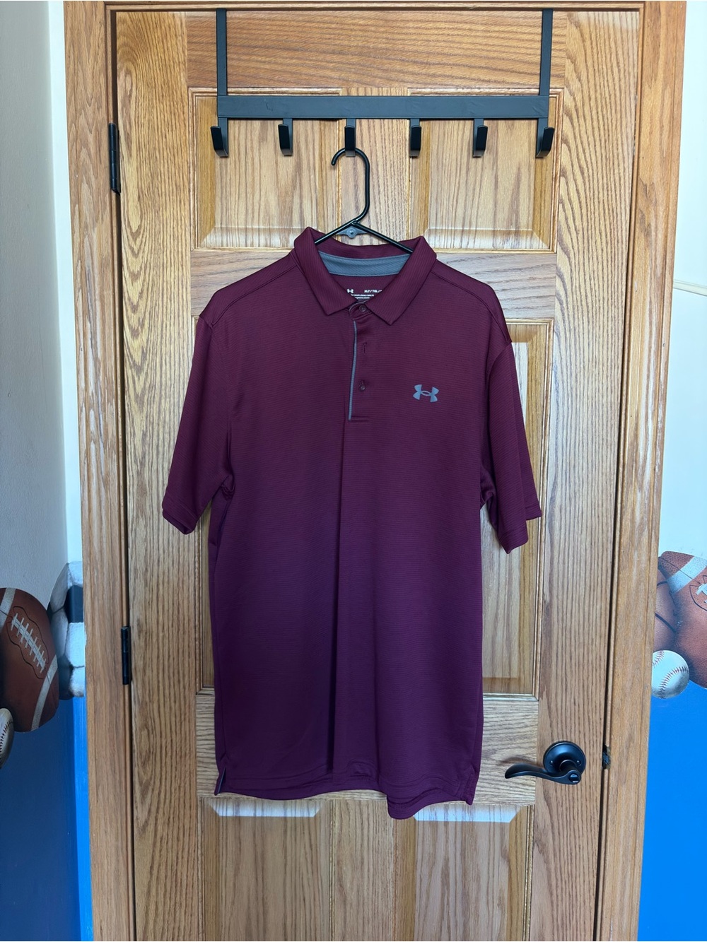 Under Armour Men’s Maroon Performance Polo